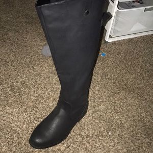 Wide calf knee high boots